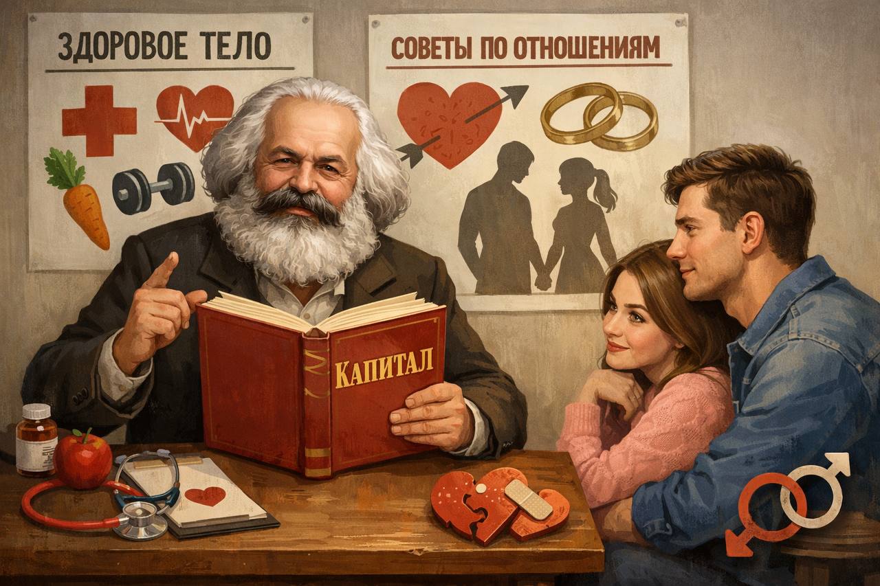 Хотел напомнить, что о здоровье вы всегда можете прочитать в «Капитале» Маркса.
