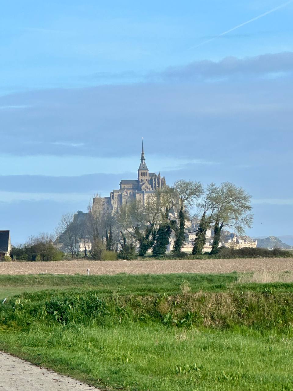 48°36′43″ N  1°30′22″ W Mont Saint-Michel #travel