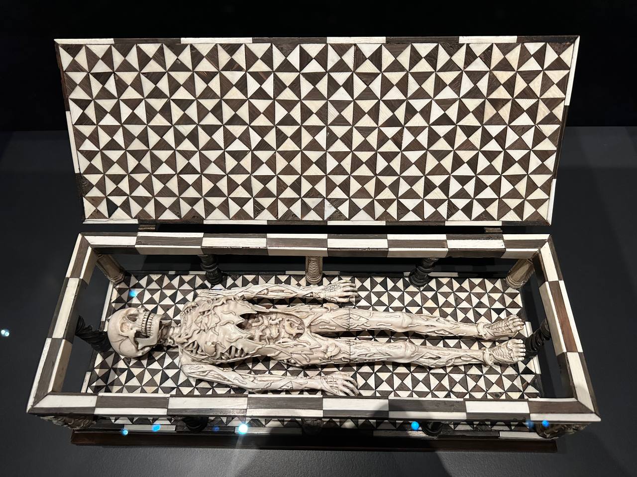 Memento Mori in the form of a coffin attributed to Chicart Bailly ivor…
