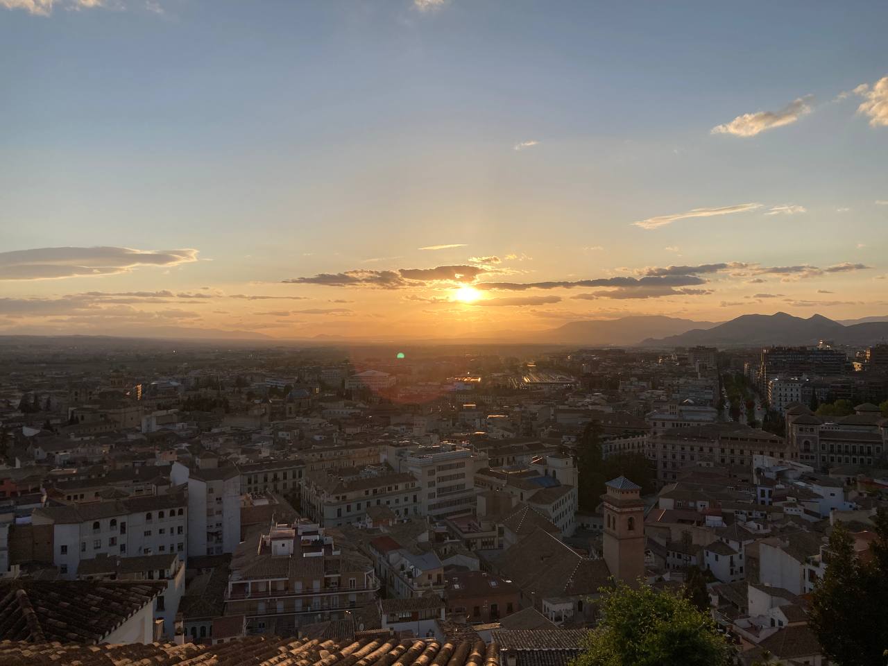 Granada, sunset #cinematiclife