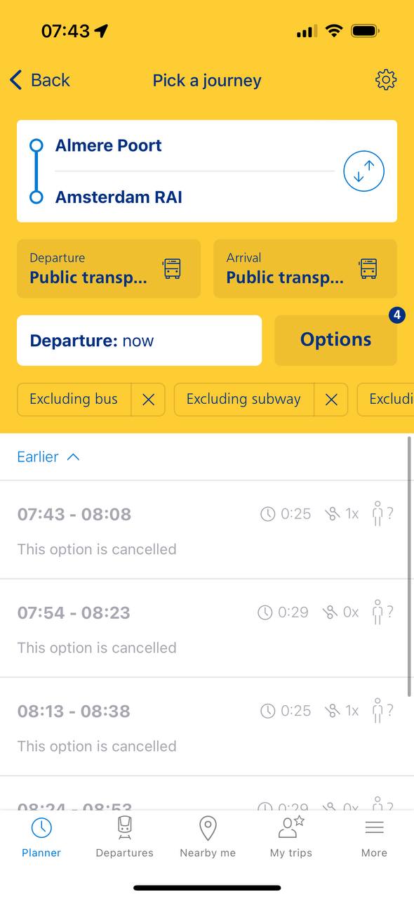 The Dutch transport system is fucked up as usual #NS #fuckyouns
